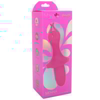 Image 1 of Sienna Fluttering Silicone Vibe in Pink