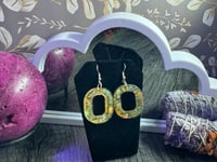 Image 2 of Yellow Circular Earrings