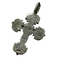 Image 2 of Chrome Hearts 925 Tiny Filigree Cross Pendant  Sterling Silver