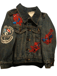 Image 3 of Little Spidey Jean Jacket