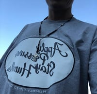 Image 2 of Apply Pressure, Stay Humble Tees (Black & Gray)