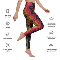 Image 13 of Papillon Rouge Women's Yoga Leggings
