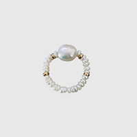 Image 1 of Fine Upcycled Pearl Ring
