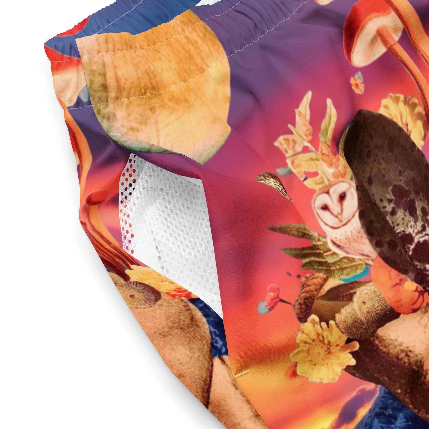Image of The Sun Sets Best in the West - All Over Print - Eco Friendly - Men's Swim Trunks