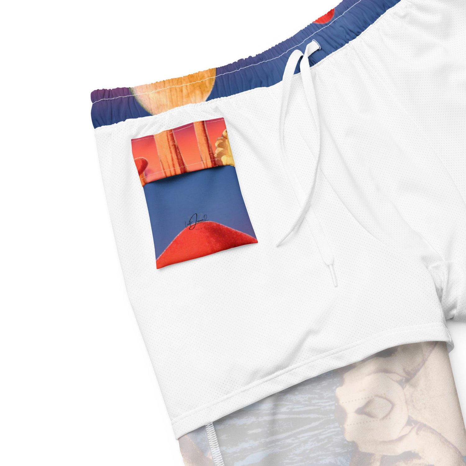 Image of The Sun Sets Best in the West - All Over Print - Eco Friendly - Men's Swim Trunks