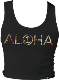 Image 1 of ALOHA PUA CROP TANK