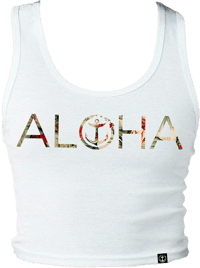 Image 2 of ALOHA PUA CROP TANK