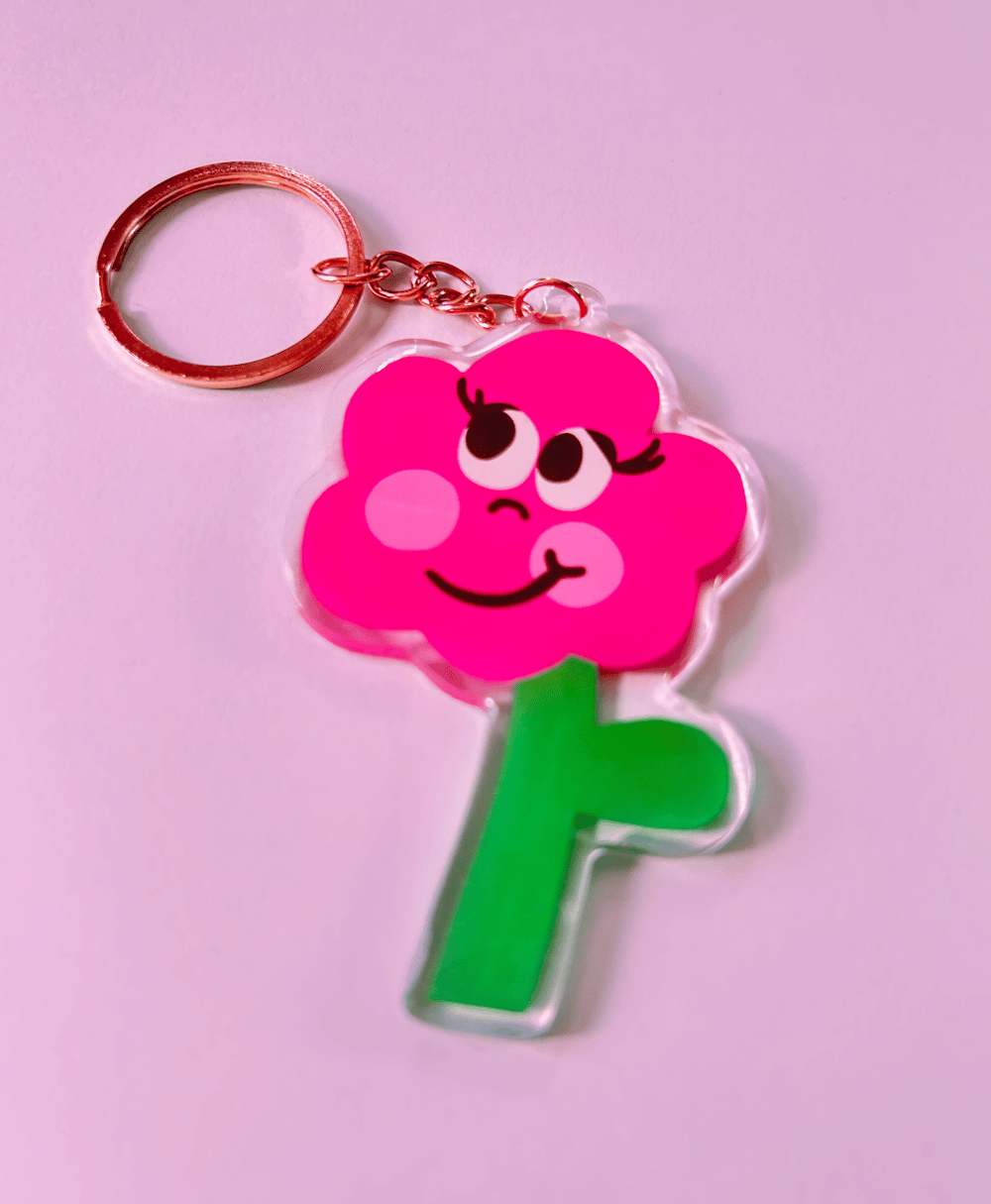Image of Friendly Fun Epoxy Keychains!