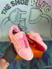 Image 1 of LV "PINK FUR TRAINERS"