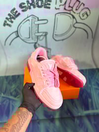Image 2 of LV "PINK FUR TRAINERS"