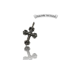 Image 1 of Chrome Hearts 925 Tiny Filigree Cross Pendant  Sterling Silver