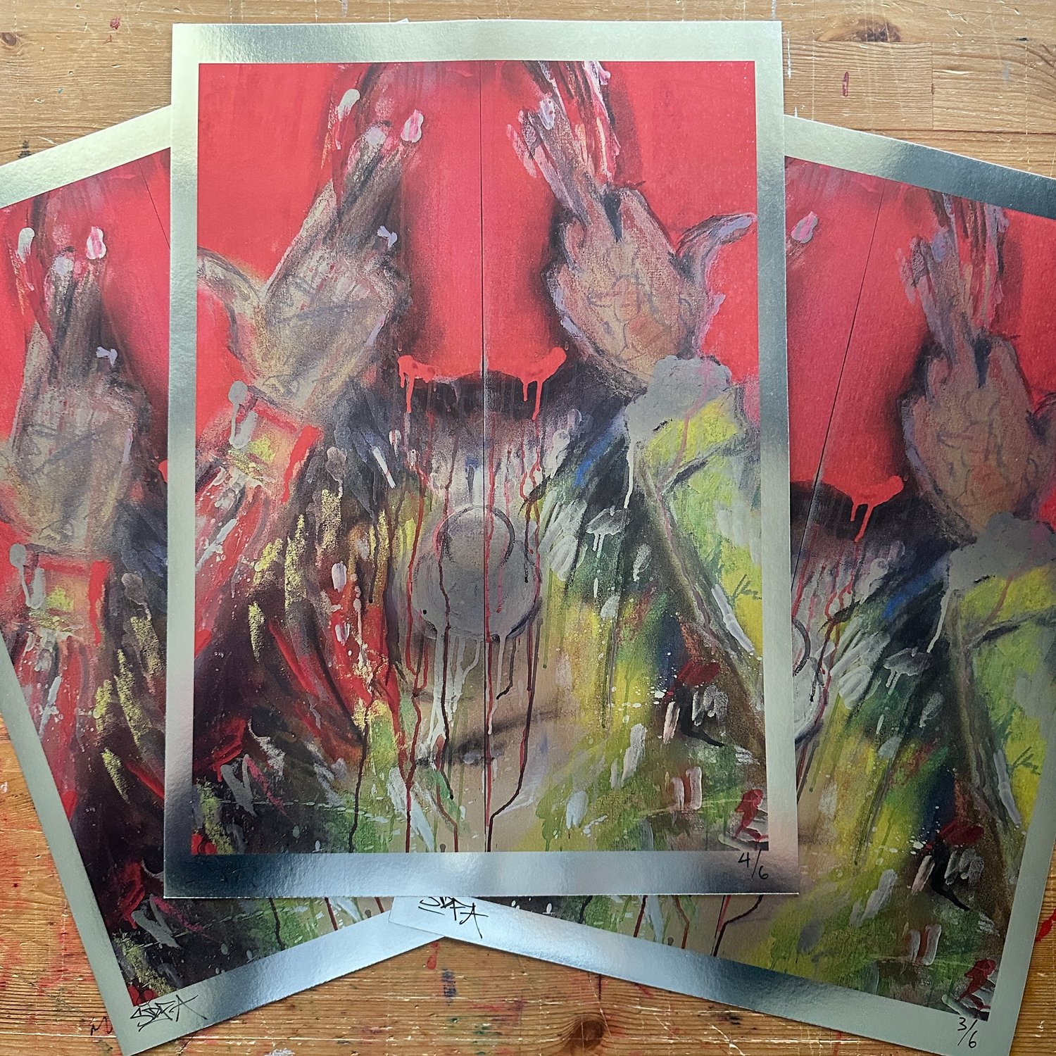 AWESOME GOD 2 METALLIC - 12x18" PRINT - 2 LEFT