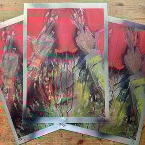 AWESOME GOD 2 METALLIC - 12x18" PRINT - 2 LEFT