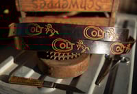 Image 3 of Original Tom Fugle Signed Colt Leather Belt