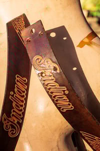 Image 2 of Original Tom Fugle Signed Indian Leather Belt