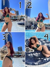 Kiah Dream Bikini VEGAS Signed 8x10s