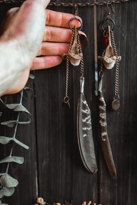 Image 3 of Wind chime bone earrings 