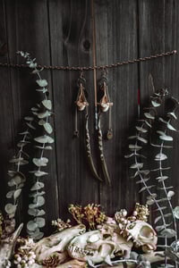 Image 4 of Wind chime bone earrings 