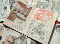 Image 2 of "Penishead" Risograph Zine by Alonso Lassombra