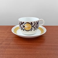 Image 1 of Rörstrand Tuva Tea Cup with Saucer