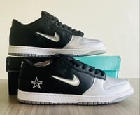 Image 2 of Nike SB Dunk Low Supreme Metallic Silver Size 12