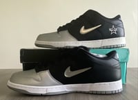 Image 3 of Nike SB Dunk Low Supreme Metallic Silver Size 12