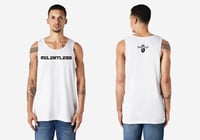 RELENTLESS by Audio Reign - WHITE SINGLET