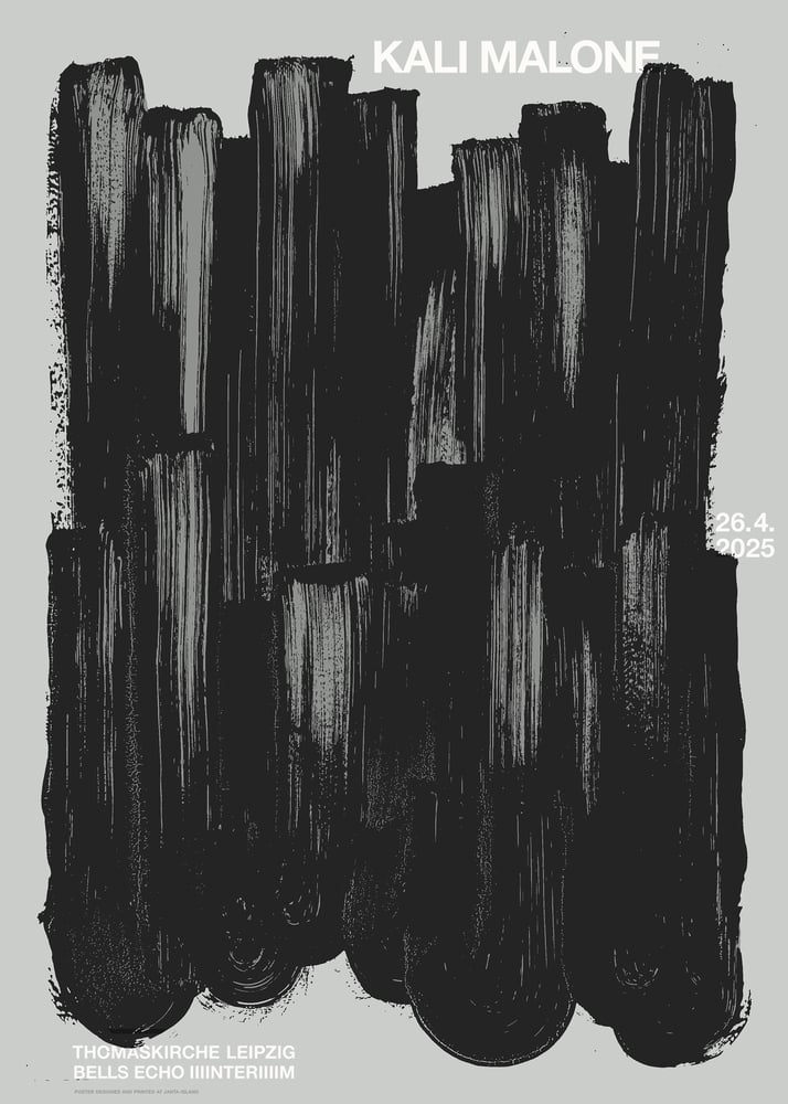 Image of »Kali Malone« Gig Poster