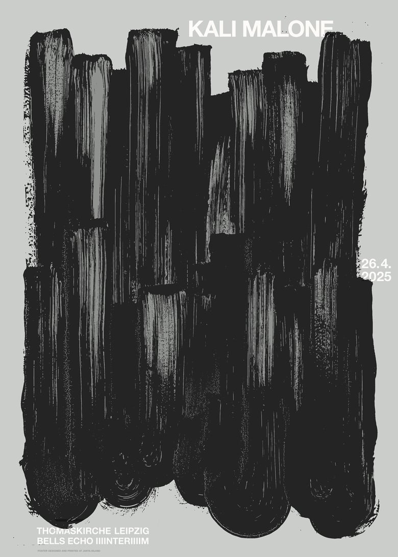 Image of »Kali Malone« Gig Poster