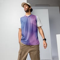 Image 4 of Recycled unisex basketball jersey Purple