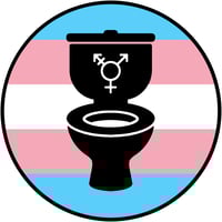 Trans Bathroom Access Sticker