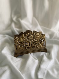 Image 3 of Porte-lettres Art Nouveau en laiton