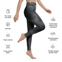 Image 5 of Yoga Leggings Black