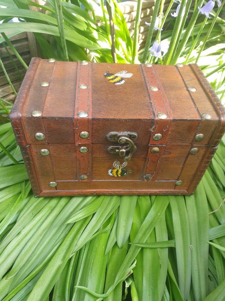 Image of Treasure chest hand painted box