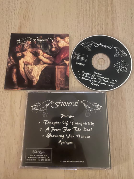 Image of Funeral wild rags 94 cd