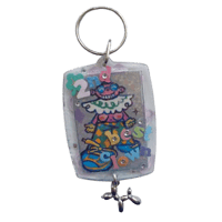 Image 1 of Keyring - 2nd Best Clown!