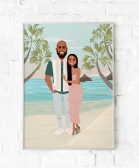 Image 1 of Couple portrait with a detailed background