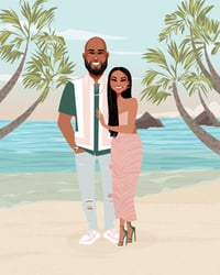 Image 2 of Couple portrait with a detailed background