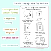 Image 5 of Self-Warming Card for Pressed Flowers Making 