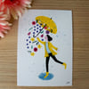 Carte printemps fleurs