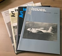Image 4 of Art Issues Magazine. Four issues.  Number 5. Number 12. Number 15. Number 21.