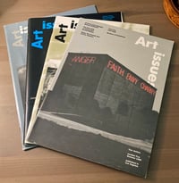Image 1 of Art Issues Magazine. Four issues.  Number 5. Number 12. Number 15. Number 21.