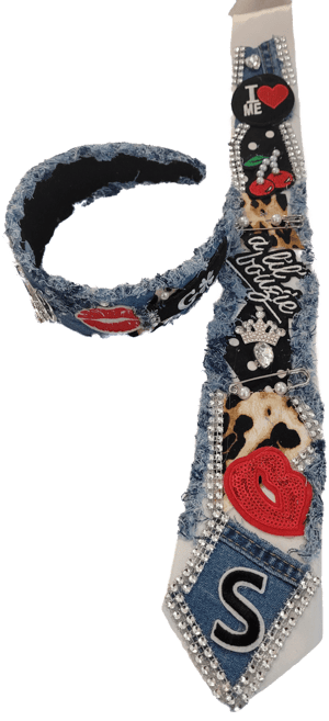 Image of Head Band & Tie Set 