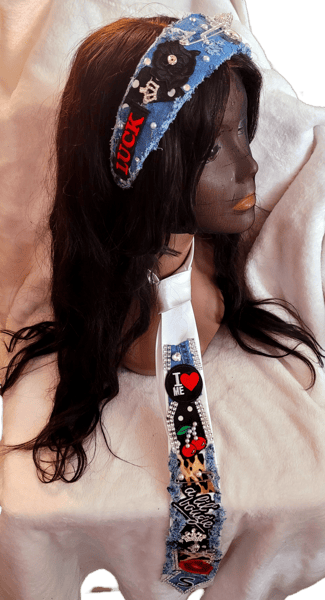 Image of Head Band & Tie Set 