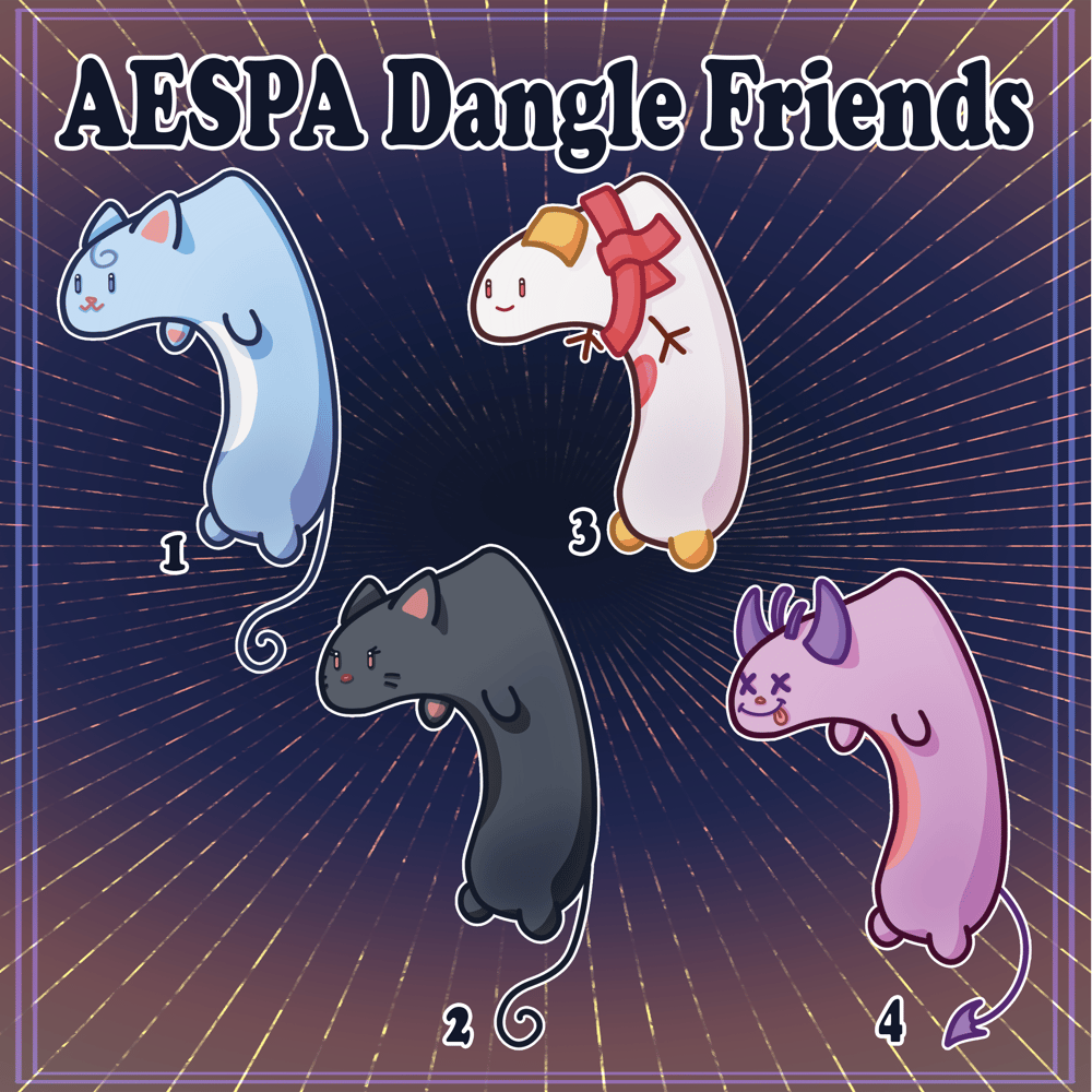 Image of NEW !! AESPA Dangle Friends