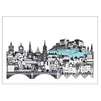 Edinburgh Skyline print