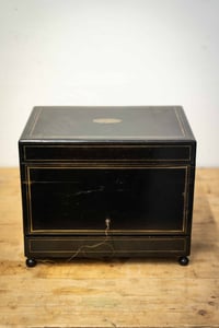 Image 7 of French Napoleon III Ebonized Wood "cave à liqueur" Liquor Cabinet - Circa 1870