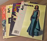 Image 3 of Art Issues Magazine. Four issues. Number 43. Number 45. Number 49. Number 50.