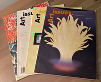 Image 2 of Art Issues Magazine. Four issues. Number 43. Number 45. Number 49. Number 50.