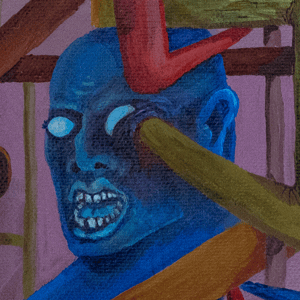 Image of Pipe Dream- 30cmx30cm Acrylic Painting 